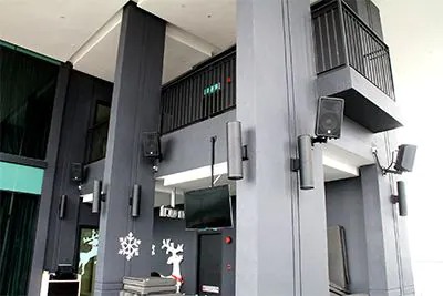八大胜凭借其久经考验的音质被马六甲瑞士花园酒店及公寓选中