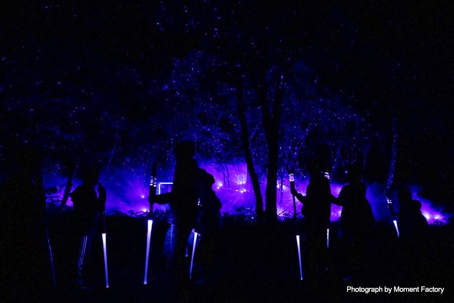案例｜八大胜为壮观的Kamuy Lumina魔法夜行旅游项目提供配乐设备
