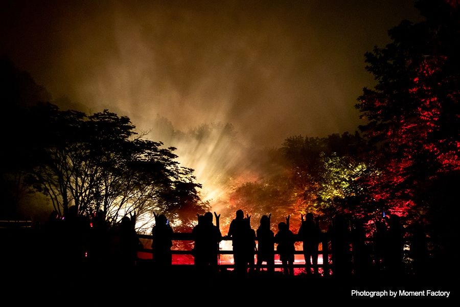 案例｜八大胜为壮观的Kamuy Lumina魔法夜行旅游项目提供配乐设备