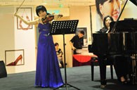 大上海时代广场举办王之炅小提琴音乐会 八大胜钢琴赞助 