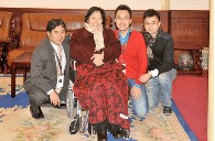 届八大胜全国钢琴比赛顾问周广仁先生亲临决赛现场 